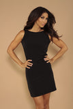 Leiluna Collection Sleeveless backless dress BLACK