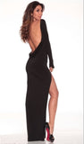 Long Classic backless dress - Red