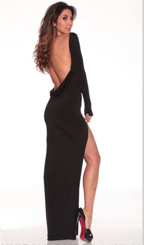 Long Classic backless dress