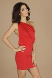 Red Backless chain dress